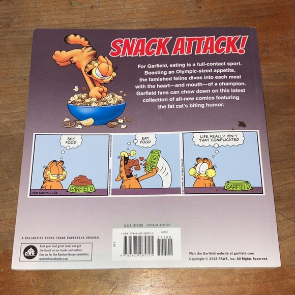 Garfield eats and runs, his 65th book-  Book Volume 65
 by Jim Davis - softcover - Picture 3 of 9